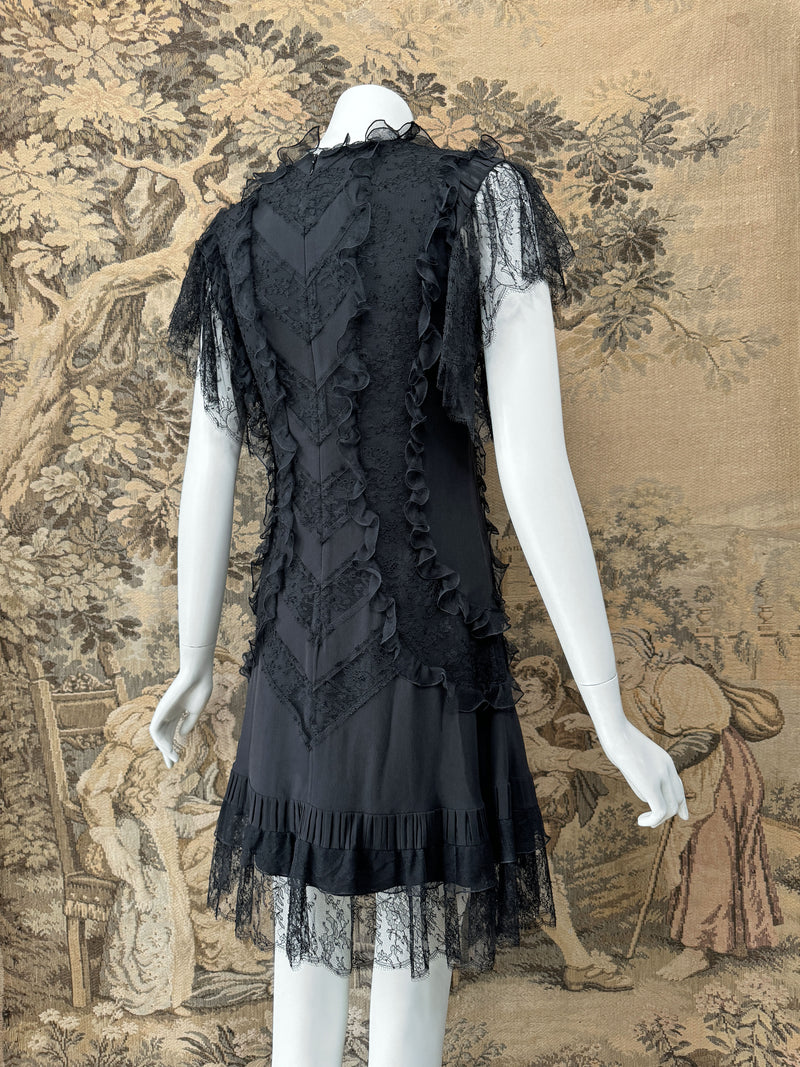 Christian Dior by John Galliano 2010 Chantilly Lace Mini Dress