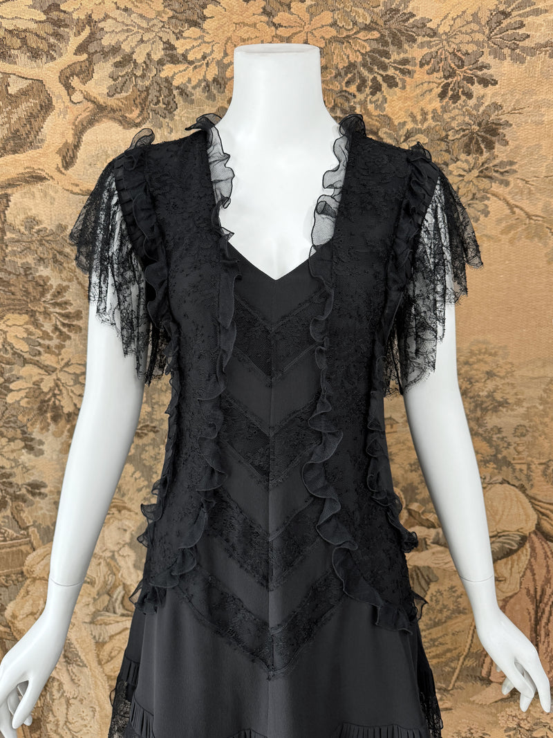 Christian Dior by John Galliano 2010 Chantilly Lace Mini Dress