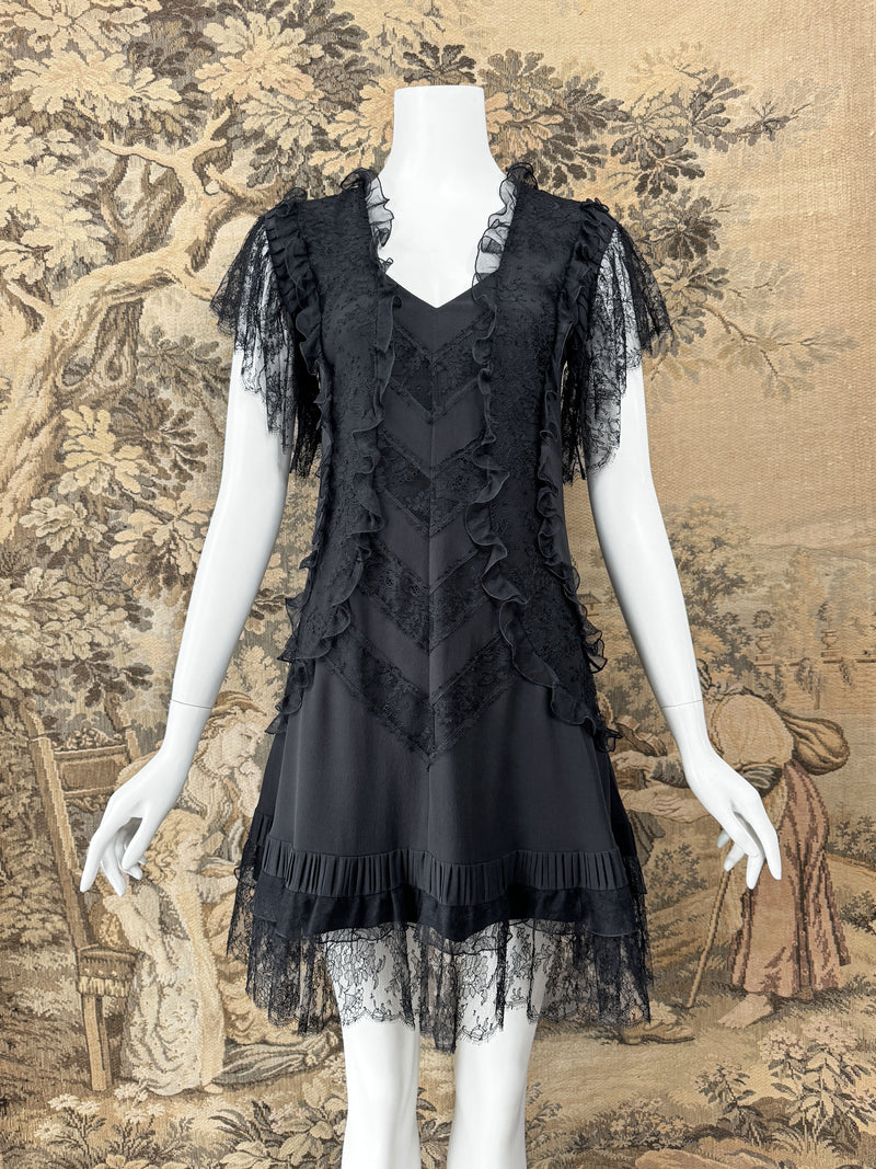 Christian Dior by John Galliano 2010 Chantilly Lace Mini Dress