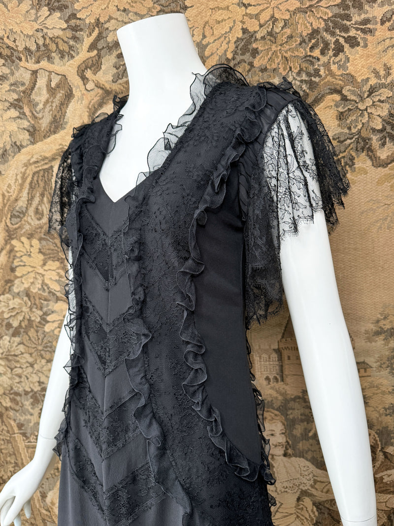 Christian Dior by John Galliano 2010 Chantilly Lace Mini Dress