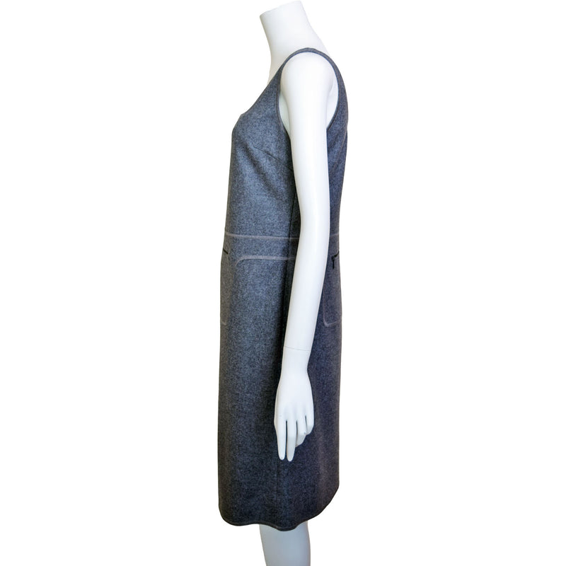 Miu Miu A/W 1999 Grey Wool Dress